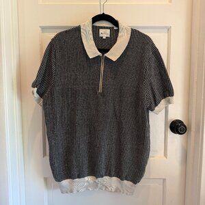 Ben Sherman Zip Up Polo